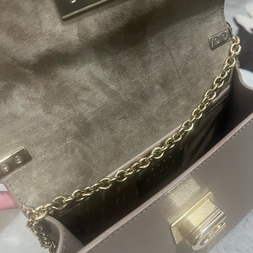 Cream Furla 1927 Crossbody Bag - Picture 10 of 13